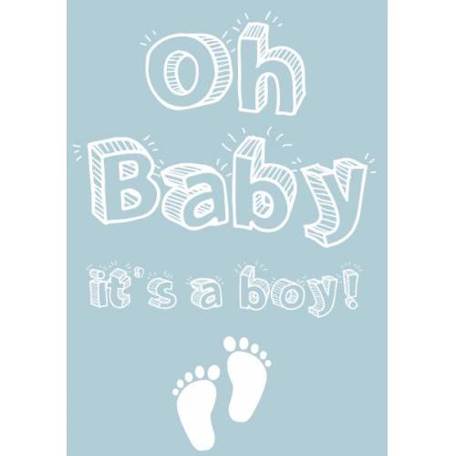 Congratulations Baby Boy Greeting Card