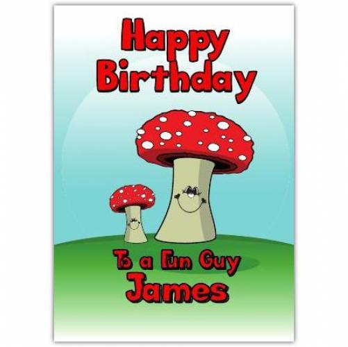 Happy Birthday To A Fun Guy Card