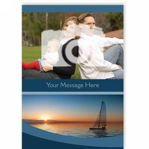 Insert Message Any Occasion 2-photo Card
