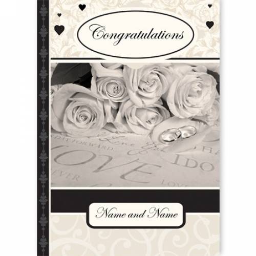 Congratulations Perfect Wedding Day Wedding Card