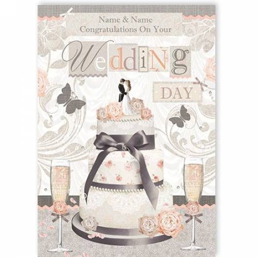 Congratulations Couple On Your Wedding Day Card