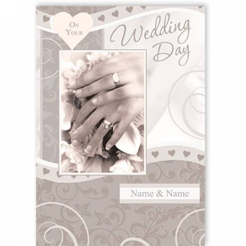 On Your Wedding Day Wedding Card