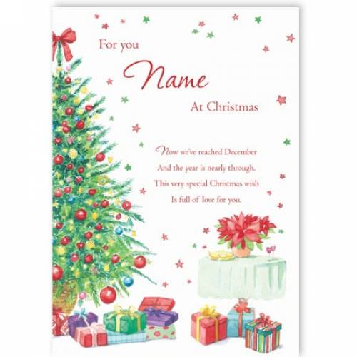 Special Christmas Wish Christmas Card