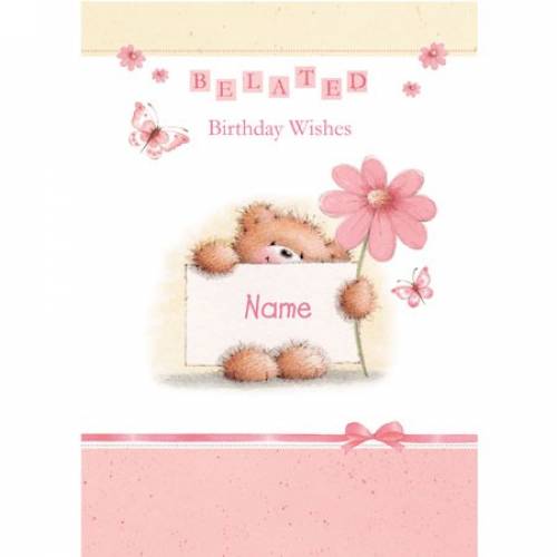 Belated Birthday Wishes Card