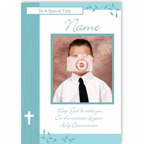 Holy Communion May God Be With You Card