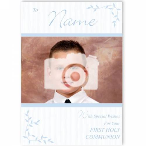 Special Wishes For Your Boy First Holy Communion Card