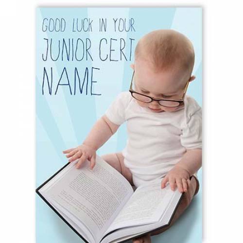 Good Luck In Junior Cert Card