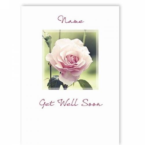 Rose Get Well Soon Card