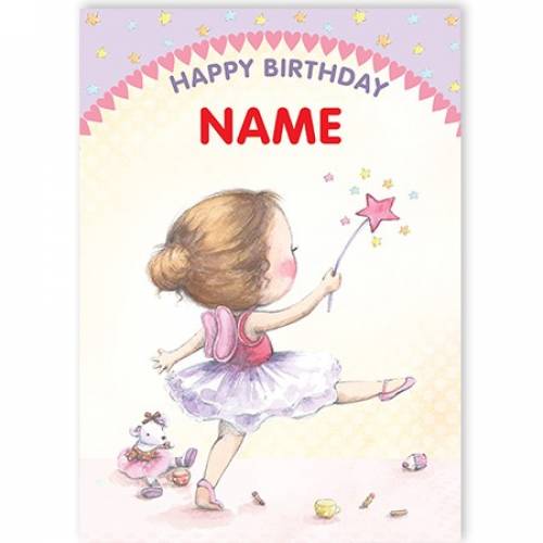 Fairy Name Happy Birthday Card