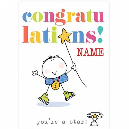 Congratulations, You're A Star - No. 1 Card