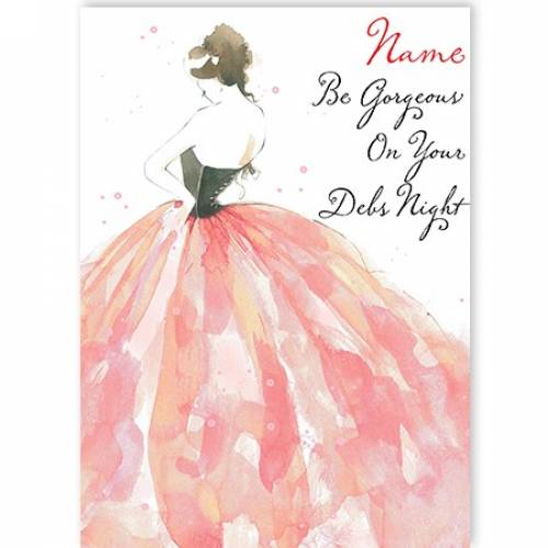 Name Dress Be Gorgeous On Your Beds Night Card