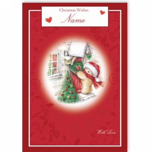 Christmas Wishes Tree Christmas Card