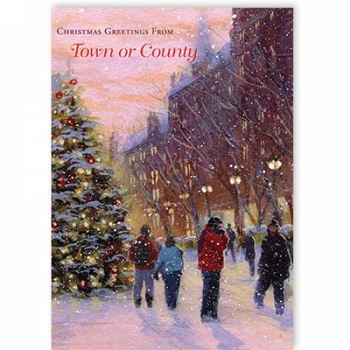 Christmas Greetings From Insert Your Town Or County Christmas Card