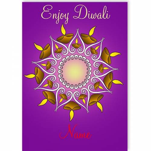 Enjoy Diwali Card