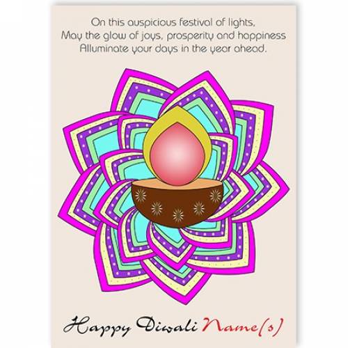 Happy Diwali (name) Card