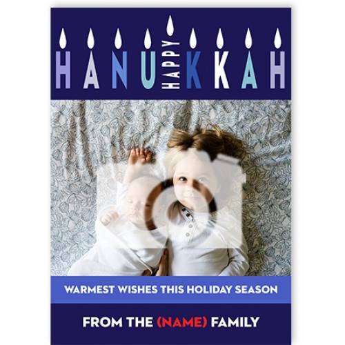 Photo From The Family Happy Hanukkah Card