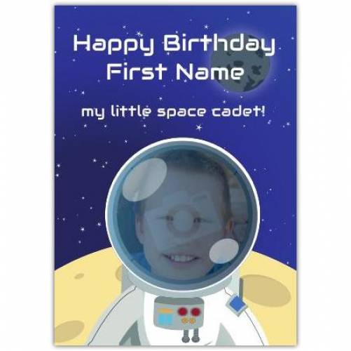 My Little Space Cadet Happy Birthday Card