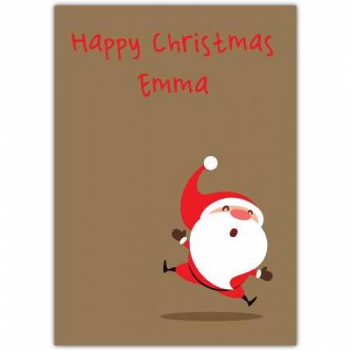 Happy Christmas Santa Card