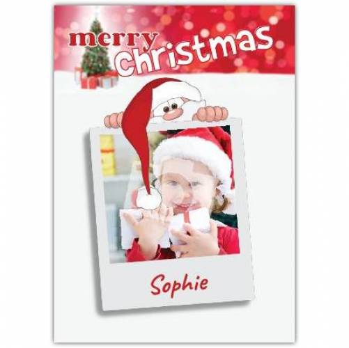 Santa Tree Christmas Card