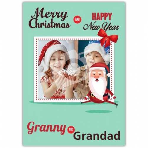 Merry Christmas Granny And Grandad Card