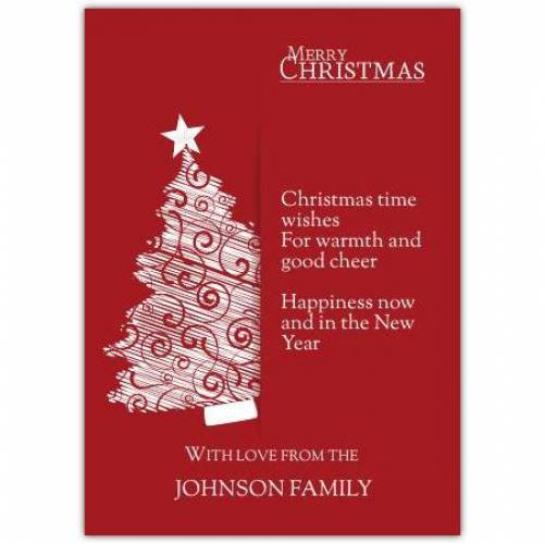 Christmas Time Wishes Card