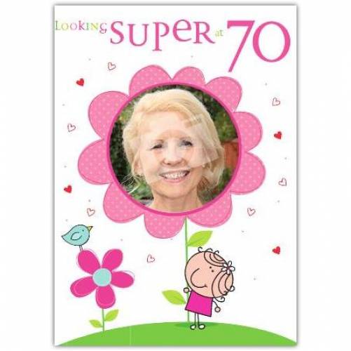 Looking Super 70th Birthday Card