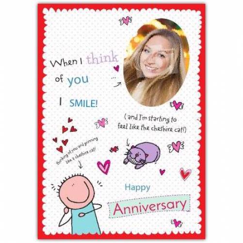 I Smile Happy Anniversary Card