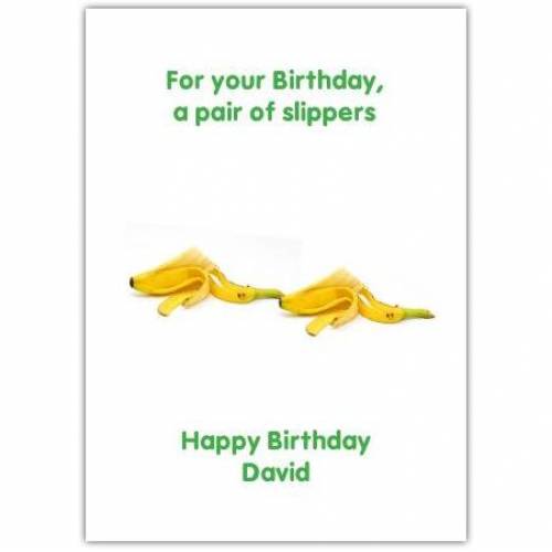 Happy Birthday Banana Humor Card