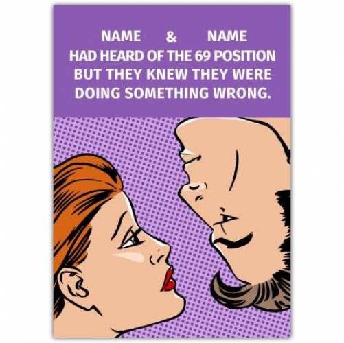 Valentines Day Rude Funny Retro Pop Greeting Card