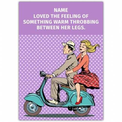 Any Occasion Funny Rude Retro Greeting Card