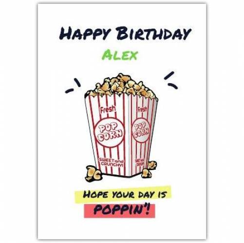 Birthday Get It Poppin' Greeting Card