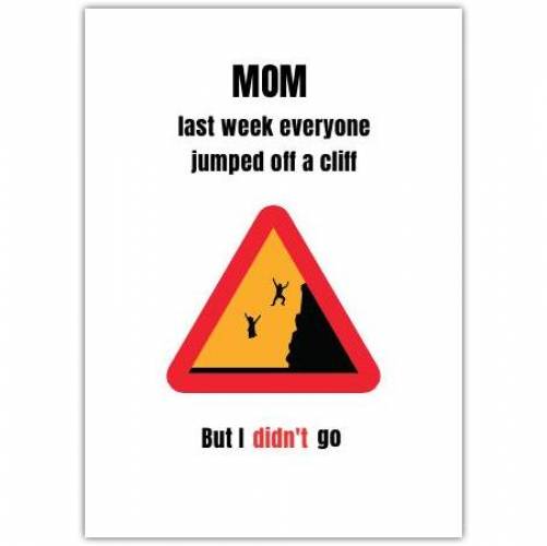 Mothers Day Funny Joke Greeting Card