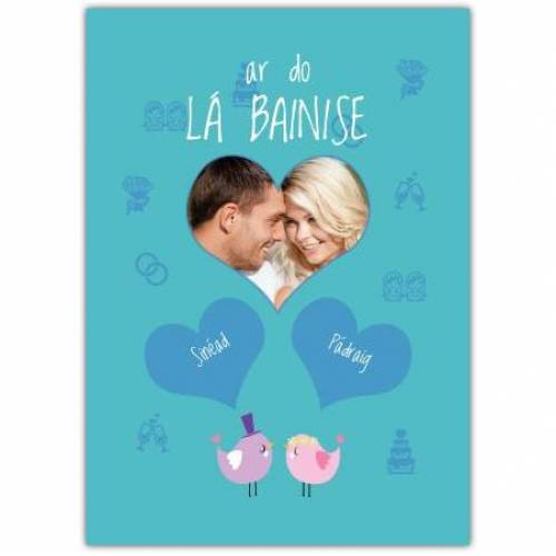 On Your Wedding Day As Gaeilge Card