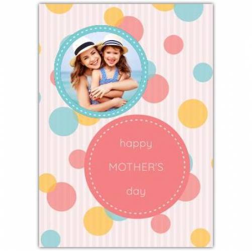 Mothers Day Bubbles Photo Greeting Card