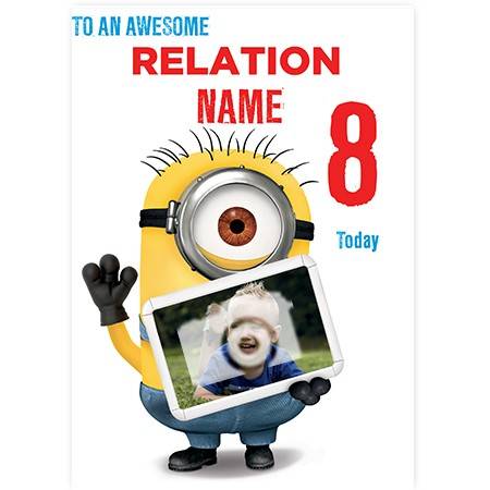 minions birthday card