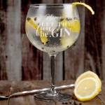 Any Name Let The Fun BeGIN - Personalised Gin Glass