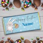 Hoppy Easter Any Name Personalised Chocolate Bar
