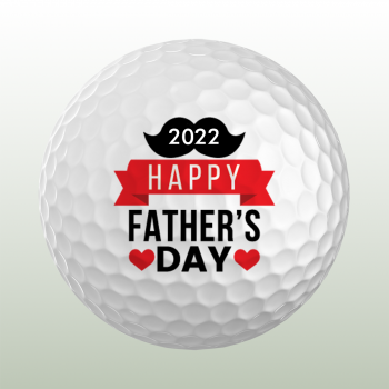 Happy Father's Day Personalised Golf Ball - Set of 3 Balls
