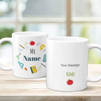 Mr Any Name Any Message Teacher's Day Personalised Mug