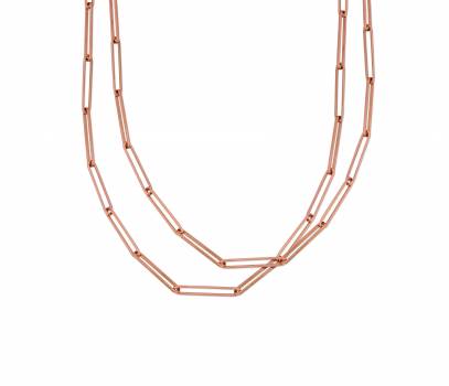 Tipperary Long Chain Link Necklace