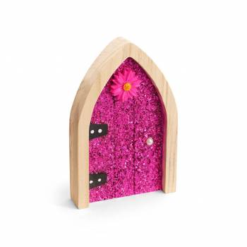 The Irish Fairy Door - Pink Glitter