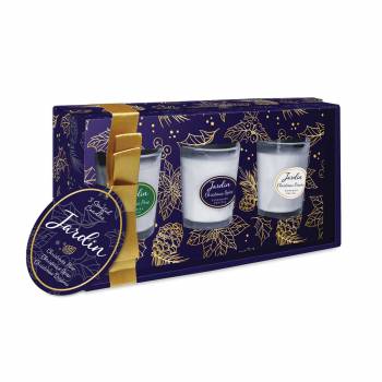 Tipperary Jardin Set of 3 Mini Candles - Christmas Spice Set