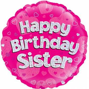 Happy Birthday Sister Balloon in a Box
