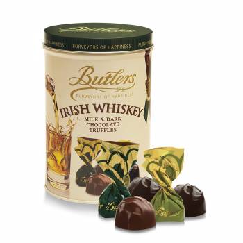 Butlers Irish Whiskey Tin with 16 Irish Whiskey Truffles 160g