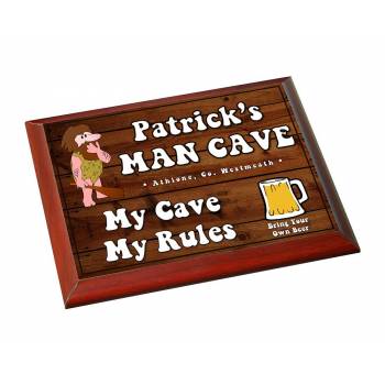 Man Cave Personalised Plaque Sign