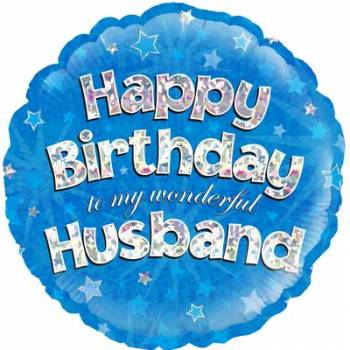 Happy Birthday Husband Balloon in a Box