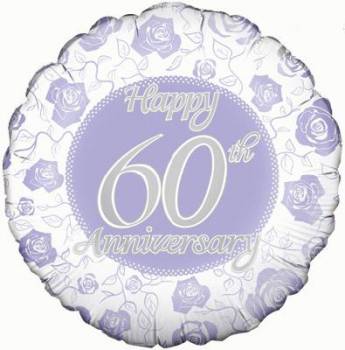 Happy 60th Anniversary Balloon in a Box