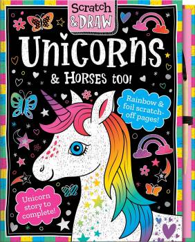 Scratch And Draw Unicorns And Horses Too!