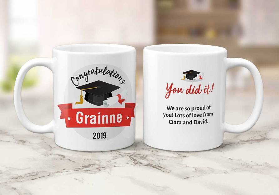You Did It Graduation Personalised Photo Mug