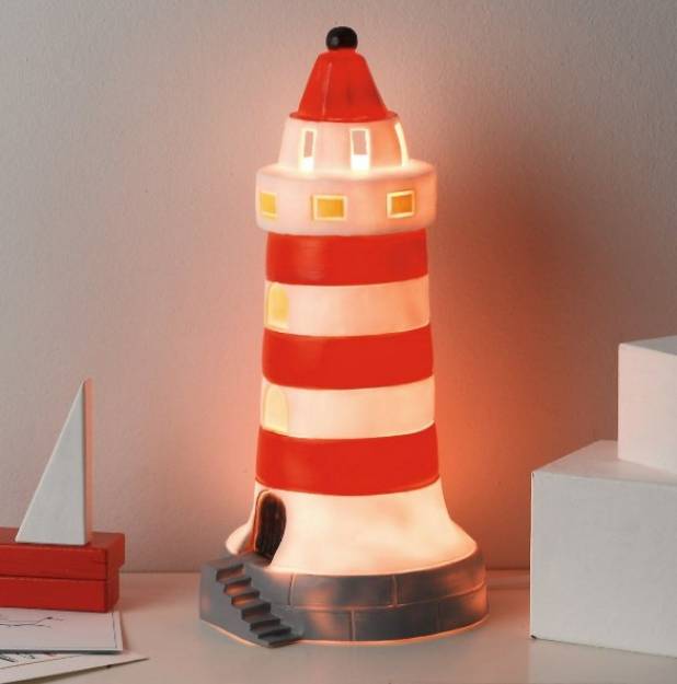 Lighthouse Lamp Red